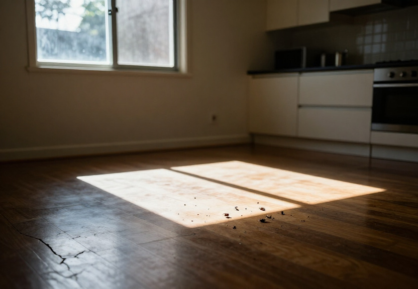 Termite damage in a Killara home before treatment